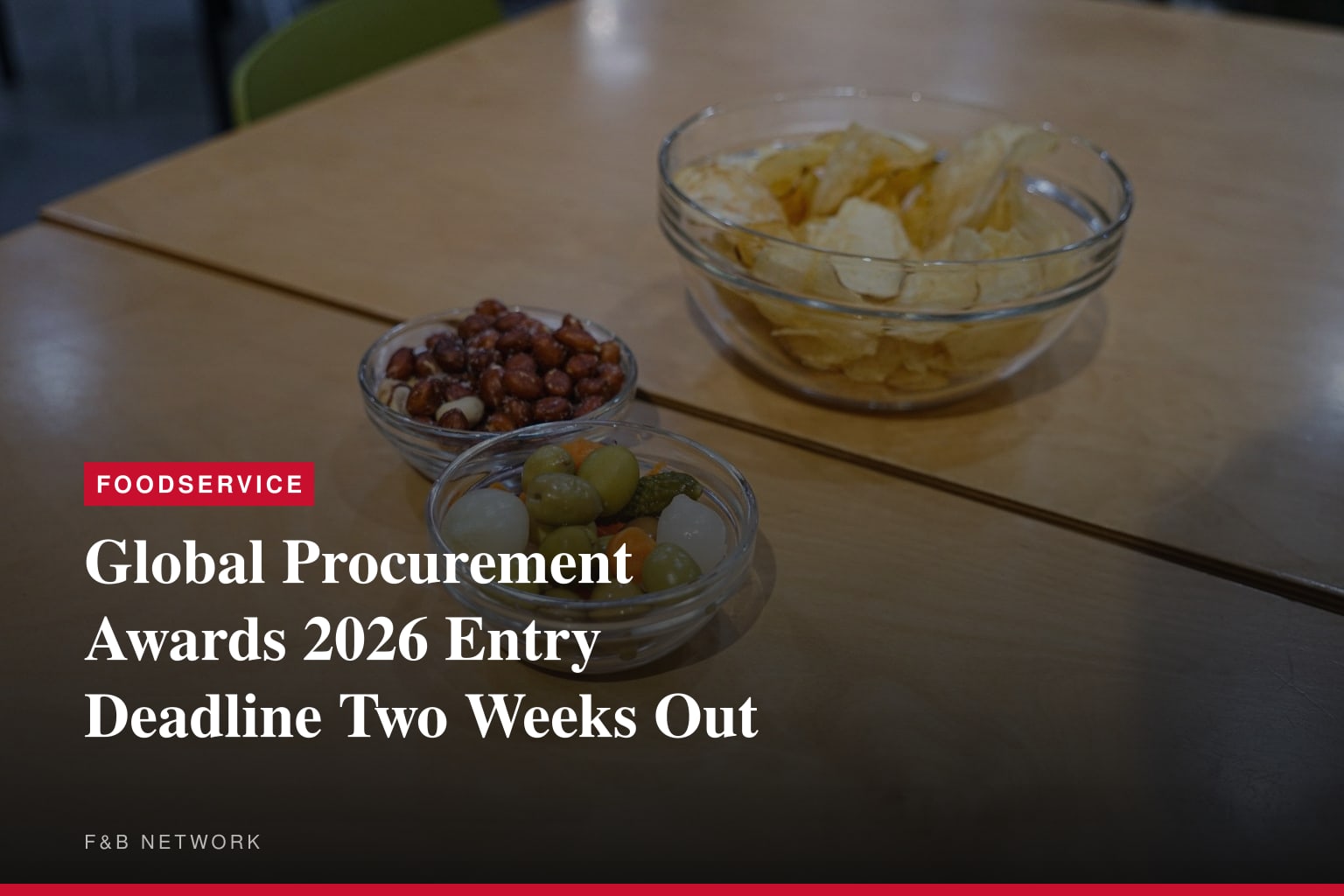 Two Weeks Remain to Enter the Global Procurement Awards 2026