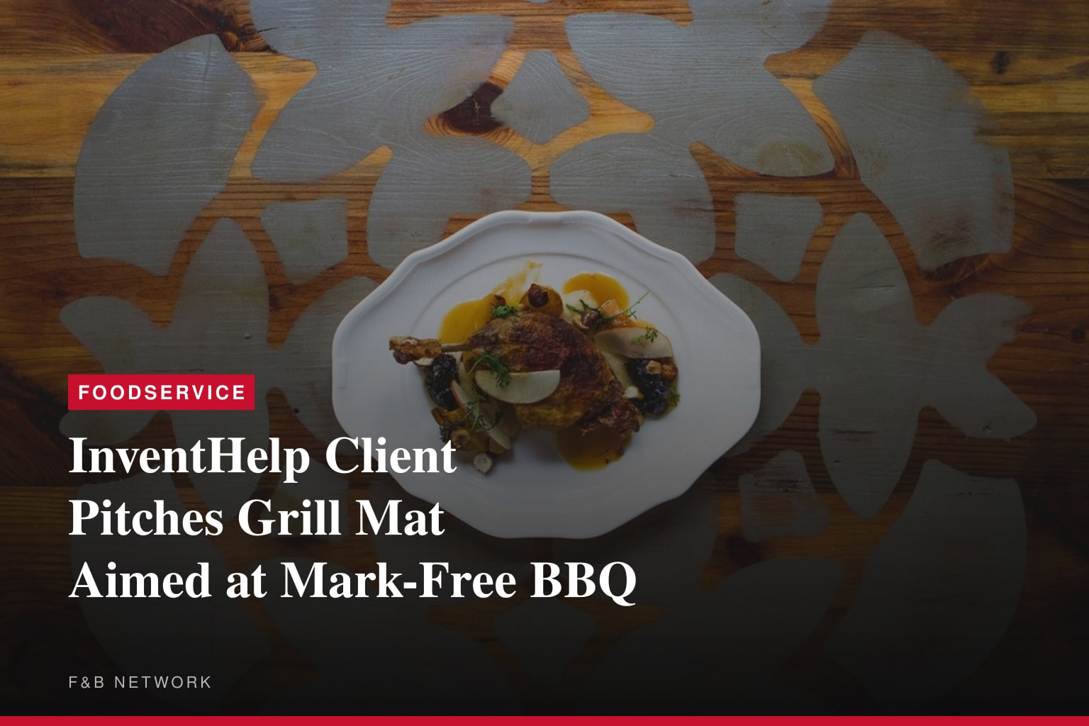 An InventHelp 123Invent Client Develops Specially Designed Grill Mat (HOF-903)
