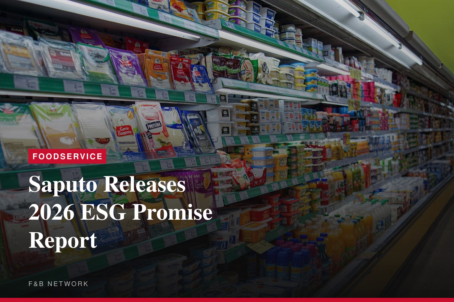 Saputo Issues its 2026 Promise Report